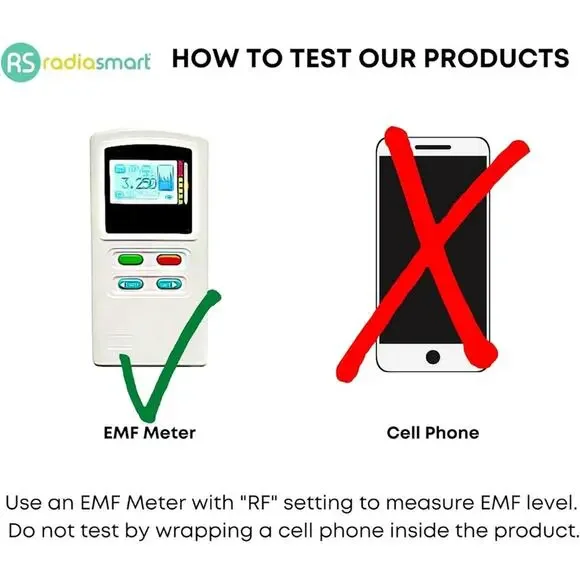 Radia Smart EMF Poncho Blanket, 5G, Wearable Blanket, RF Shield WiFi Blocker - Picture 6 of 9